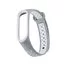 Ремешок Nike с кнопкой для Mi band 3 4 Gray white