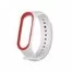 Ремешок для Mi band 3 4 White red