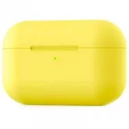 Чехол Silicone case airpods pro yellow