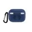 Чехол Silicone case airpods pro карабин night blue