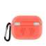 Чехол Silicone case airpods pro карабин orange new