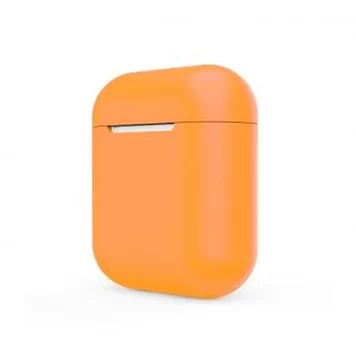 Чехол Silicone case airpods 2 orange new