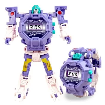 Детские часы-трансформер Robot Watch Purple