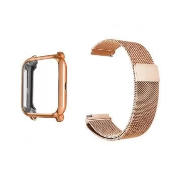 Ремешок миланский для Amazfit Bip Rose gold 1