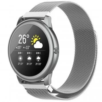 Ремешок миланский Amazfit Bip, Haylou Solar LS05 22 мм Silver 1