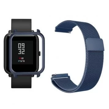 Ремешок миланский для Amazfit Bip blue 1