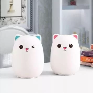 Ночник силиконовый котик 2