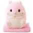 Хомяк с пледом 3 в 1 Pink 1