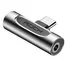Переходник Type-C - Type-C mini jack 3.5mm Rock 2