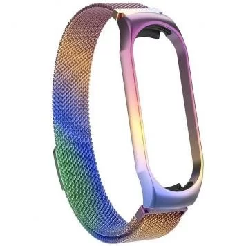 Ремешок миланский с магнитом для Mi band 3 4 Color