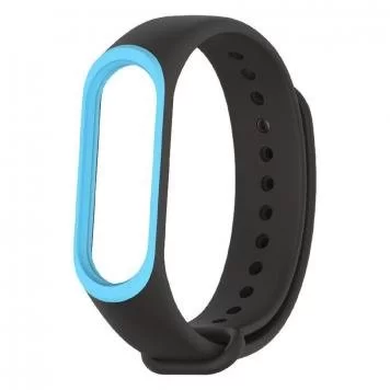 Ремешок для Mi band 3 4 Black blue