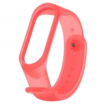 Ремешок night glow (фосфорный) для Mi band 3 4 Red