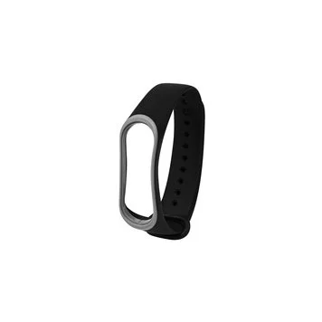 Ремешок для Mi band 3 4 Black gray