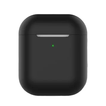 Чехол Silicone case airpods 2 black