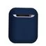 Чехол Silicone case airpods 2 blue