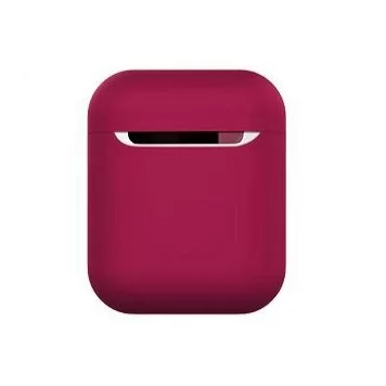 Чехол Silicone case airpods 2 burgundy 2