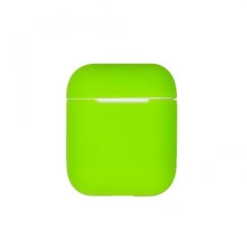 Чехол Silicone case airpods 2 green