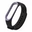 Ремешок для Mi band 3 4 Black purple 1