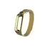 Ремешок миланский с магнитом для Mi band 3 4 Gold