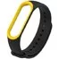 Ремешок для Mi band 3 4 Black yellow