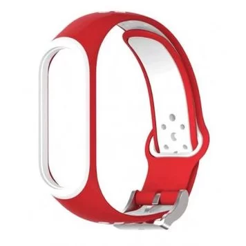 Ремешок Nike для Mi band 3 4 Red white