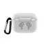 Чехол Silicone case airpods pro карабин white 1