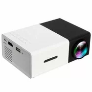 Мини проектор Salange YG-300 Black-White
