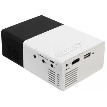 Мини проектор Salange YG-300 Black-White 2