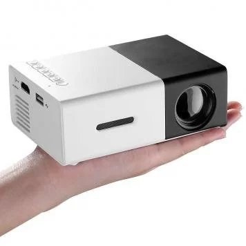 Мини проектор Salange YG-300 Black-White 4