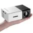 Мини проектор Salange YG-300 Black-White 4
