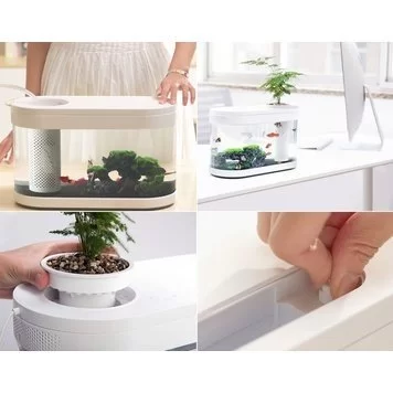 Аквариум Xiaomi Descriptive Geometry Amphibious Ecological View Fish Tank HF-JHYG001 6
