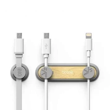 Держатель для проводов Xiaomi Bcase TUP2 Magnetic Absorption Cable Clip Light Brown 1