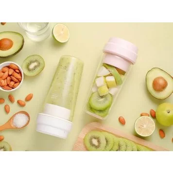 Блендер портативный Xiaomi 17PIN Star Fruit Bottle Cup 400ML JM001 Silver 5