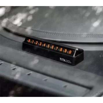 Временная карта парковки Xiaomi BCASE TITA Temporary Parking Card Black 2