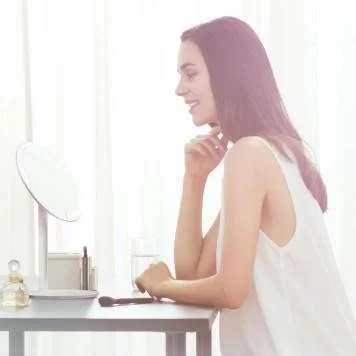 Зеркало для макияжа с подсветкой Xiaomi AMIRO LUX High Color HD Daylight (170 mm.) AML004S White 5