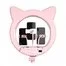 Цветная кольцевая лампа в форме головы кошки Cat Ring Light RK-45 (45 см), со штативом 3