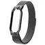 Ремешок миланский с магнитом для Mi band 5 Black