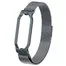 Ремешок миланский с магнитом для Mi band 5 Titanium Grey