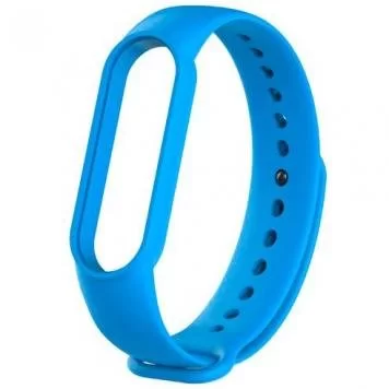 Ремешок для Mi band 5 Light Blue NEW