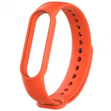 Ремешок для Mi band 5 Orange NEW