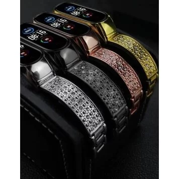 Ремешок металлический Diamond для Mi band 5 ALL 2