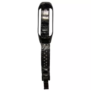 Ремешок металлический Diamond для Mi band 5 Black