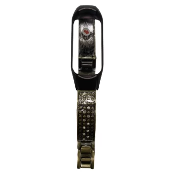 Ремешок металлический Diamond для Mi band 5 Roman Bronze