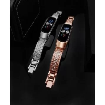 Ремешок металлический Diamond для Mi band 5 ALL 3