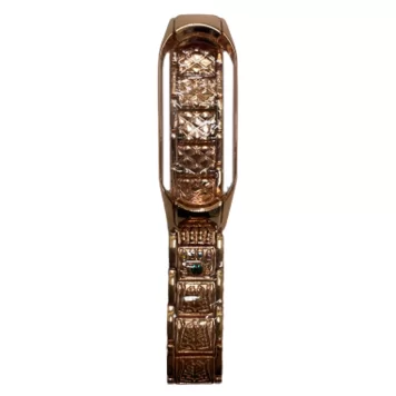 Ремешок металлический  Domineering для Mi band 5 Rose Gold