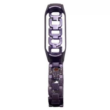 Ремешок металлический D word для Mi band 5 Purple