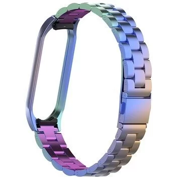 Ремешок металлический для Mi band 5 Colorful 2