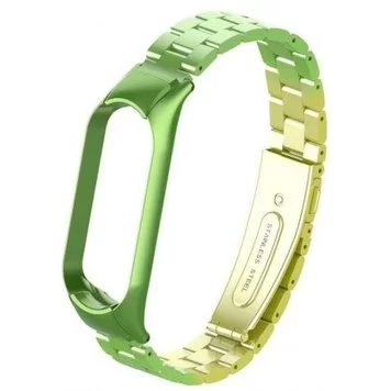 Ремешок металлический для Mi band 5 Qingxia 2