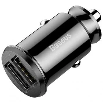 Автомобильное зарядное устройство Baseus Grain Car Charger CCALL-ML01 Black 2