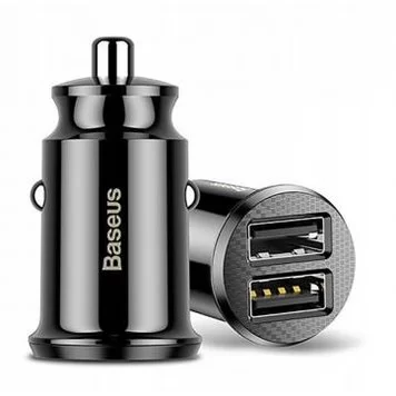 Автомобильное зарядное устройство Baseus Grain Car Charger CCALL-ML01 Black 3